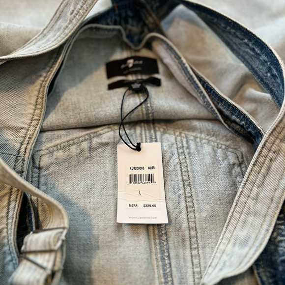 7 for all mankind Denim Jumper - Picture 1 of 3